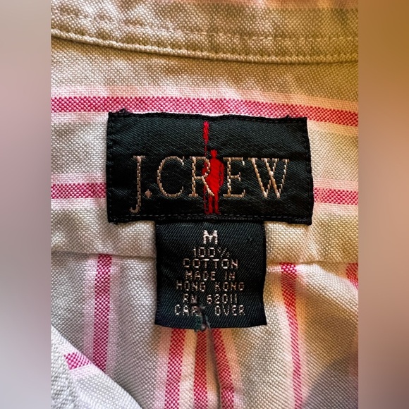 J.CREW Slim Shirt‎ Adult  Checkered Button Up Long Sleeve Pocket Mens M Cotton - Picture 13 of 16